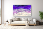 'Amythyst Breakers' | Paintings by Christina Twomey Art + Design. Item composed of birch wood in minimalism or contemporary style