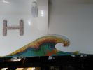 Ocean Beach Restaurant Mosaic Signage and Frieze | Murals by Paul Siggins - The Mosaic Studio | Ocean Beach in Southend-on-Sea. Item composed of synthetic