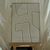 Stone Script | Sculptural Textured Wall Relief | Wall Sculpture in Wall Hangings by DY atelier. Item composed of oak wood & marble compatible with minimalism and contemporary style