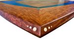 Aquatic Orbits high table sculpture. | Cocktail Table in Tables by Cline Originals. Item composed of maple wood and steel in eclectic & maximalism or coastal style