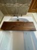 Walnut Bathtub Tray Live Edge 9 1/2" | Serving Tray in Serveware by Shipman Carpentry. Item composed of walnut