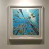 Blue Palms | Prints by Brent Broza. Item made of paper