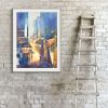 Lake Street | Watercolor Painting in Paintings by Ana Carolina Mönnaco. Item composed of paper in contemporary or modern style