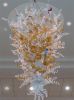"University of Southern Alabama" ~ Blown Glass Chandelier | Chandeliers by White Elk's Visions in Glass - Glass Artisan, Marty White Elk Holmes & COO, Jo Pierce | The University of Alabama in Tuscaloosa
