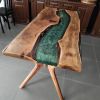 Epoxy table, Modern Dining Table, Wood Dining Table | Tables by evendes. Item made of walnut