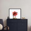 Minimalistic pop art. Colt red. | Drawing in Paintings by Oplyart. Item made of paper works with minimalism & contemporary style