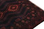 Rug & Kilim's Baluch Tribal Rug in Red, Blue & Brown Pattern | Area Rug in Rugs by Rug and Kilim