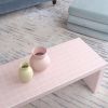 Coffee Table, Matt Light Pink | Tables by IKON KØBENHAVN. Item composed of cement
