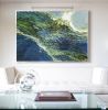 Ebb & Flow | Oil And Acrylic Painting in Paintings by Margaret Juul. Item made of synthetic