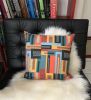 Collage Print Throw Pillow | Cushion in Pillows by Bent Street Collage Art & Design. Item composed of cotton in boho or mid century modern style