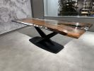 Custom Live Edge Ocean Epoxy River Table | Dining Table in Tables by Gül Natural Furniture. Item made of birch wood works with minimalism & art deco style