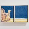 Beachside | Oil And Acrylic Painting in Paintings by Ella Friberg