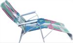Hazel and Shirley: Chaise Lounger in Desert Rose | Couches & Sofas by KIM HILL  for KIM HILL DESIGN. Item made of aluminum with fiber works with boho & mid century modern style