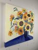 Sunny Afternoon Painting | Oil And Acrylic Painting in Paintings by Mandy Martin Art. Item composed of canvas