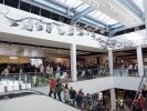 ‘A Plonderance of Plovers’ | Public Sculptures by Celia Smith | Rushden Lakes Shopping Centre in Rushden. Item made of metal