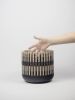 Verticali - bianco nero | Vase in Vases & Vessels by gumdesign. Item composed of marble in modern style