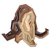 Wall Art - To look up at a bell flower | Wall Sculpture in Wall Hangings by Alexandra Cicorschi. Item made of oak wood