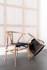 Wishbone chair | Dining Chair in Chairs by Fault Lines by Matthias de Vogel. Item made of wood with fabric