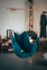 Swingy In | Swing Chair in Chairs by Linda Vrňáková. Item composed of cotton and leather