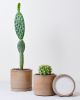 Totem Planter in Brown Stoneware | Vases & Vessels by Stone + Sparrow