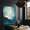 Our chats at night | Mixed Media by Francesca Borgo. Item made of canvas works with minimalism & contemporary style