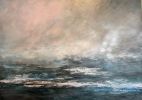 Sweet Serenity | Oil And Acrylic Painting in Paintings by Hoai Not Art. Item composed of canvas and synthetic