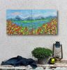 PARADISE - original abstract painting | Oil And Acrylic Painting in Paintings by Marinela Puscasu. Item made of canvas compatible with contemporary and country & farmhouse style