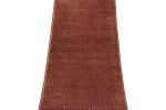 1960s Vintage distressed rug in Red & Beige-Green Geometric | Area Rug in Rugs by Rug and Kilim