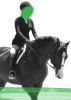 Female Rider 4 | Oil And Acrylic Painting in Paintings by Irena Orlov. Item made of canvas