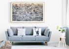 Sea Ice | Oil And Acrylic Painting in Paintings by Joanie Gagnon San Chirico Studio. Item made of canvas