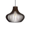 BLACk colored wooden ceiling lamps 'Liset 300' | Lamps by ANEKOdesign