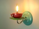 Cup + Saucer Sconce | Sconces by CP Lighting. Item made of glass
