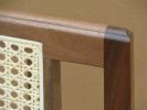Walnut Dining Chair With Arms | Chairs by CraftsmansLife: Donald DiMauro Woodwork & Design. Item made of walnut with leather