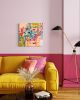 Chunky Blocks | Oil And Acrylic Painting in Paintings by Shiri Phillips Designs. Item composed of canvas and synthetic in mid century modern or contemporary style