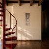 Traces of Calm | Mixed Media in Paintings by Stefanie Schuessler Studio — A fine-art atelier exploring atmosphere, texture and poetic light. Item made of fabric works with minimalism & mid century modern style