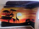 Jacobs Savannah sunset | Murals by ROKIT RPG. Item composed of synthetic