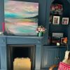 ‘Candy floss mists’ | Mixed Media by Tipperleyhill. Item composed of canvas and synthetic