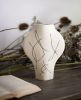 Ceramic Vase ‘Dal - Lines’ | Vases & Vessels by INI CERAMIQUE. Item made of ceramic works with minimalism & contemporary style