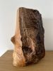 Handmade Lamp with Ash Wood Base and Textured Shade | Table Lamp in Lamps by Tissage Sauvage. Item composed of wood and wool in boho or country & farmhouse style