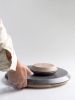 Mondi Paralleli - grande | Serving Board in Serveware by gumdesign. Item made of oak wood with marble works with contemporary style
