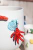 Corallina defender of sea | Vase in Vases & Vessels by Patrizia Italiano. Item made of ceramic