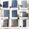 Imogen - Blue Sculptural Art | Wall Sculpture in Wall Hangings by Blank Space Studios. Item made of wood & stone compatible with boho and eclectic & maximalism style