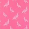 Fancy Pigeon | Pale Pink On Punch | Wallpaper in Wall Treatments by Weirdoh Birds. Item made of synthetic