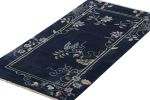 Rug & Kilim’s Chinese Art Deco Rug, Bright Floral Patterns | Area Rug in Rugs by Rug and Kilim