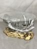 Table Hand all hand made and painted in Europe Luxus | Coffee Table in Tables by ultimate European. Item composed of glass in country & farmhouse or coastal style