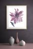 Dahlia : Original Watercolor Painting | Paintings by Elizabeth Becker. Item made of paper works with boho & minimalism style