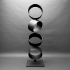 Interval | Public Sculptures by Nicholas Turner. Item composed of steel in minimalism or mid century modern style