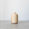 TWIN Walnut Massive Wooden Vase - Ash | Vases & Vessels by Foia. Item composed of walnut in boho or contemporary style