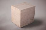 Travertine Nightstand. Travertine Bedside Table. Unique | Tables by HamamDecor LLC. Item composed of marble in minimalism or contemporary style