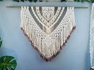 Macrame Wall Hanging with Dyed Fringe for Home Decor | Wall Hangings by Desert Indulgence